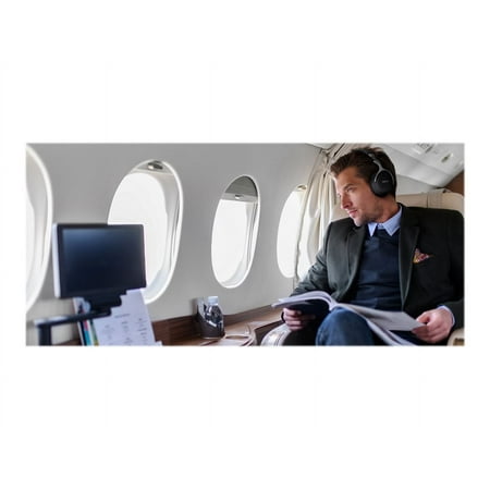 Denon Electronics - Wireless Noise-Cancelling Headphones, Up to 20 hours of Bluetooth and Noise Cancelling - Black