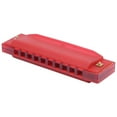 thumbnail image 4 of Hole Harmonica,Harmonica Plastic Translucent 10 Translucent Harmonica Plastic Harmonia Dependable Performance, 4 of 8