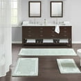 thumbnail image 2 of Dovelina 100% Medium Pile Cotton Tufted Bath Rug, Seafoam, 24"W x 40"L, 2 of 7