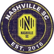Nashville SC 24'' Heritage Logo Round Sign