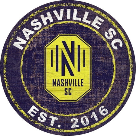 Nashville SC 24'' Heritage Logo Round Sign