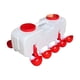 thumbnail image 1 of Bebedero para aves de corral, bebedero para pollos, dispensador de agua para pollitos, para aves, codornices, granjas, semiautomático L, 1 of 9