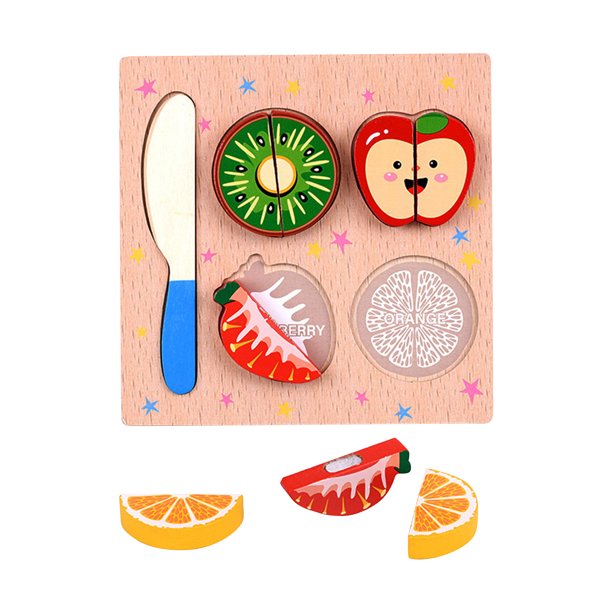 Partheme Novelty Toys 3 Counts Wooden Puzzles for Toddlers 1 2 3 Years Old Boys Educational Toy A
