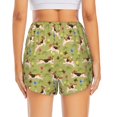 thumbnail image 4 of Goofa Running Beagle Printed Women 2 in 1 Running Shorts,Quick Dry Athletic Workout Shorts,High Waisted Athletic Shorts with Liner Pockets-XX-Large, 4 of 9
