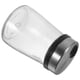 thumbnail image 3 of Dispensador de especias de vidrio con tapa de acero inoxidable, agitador de azúcar, pimienta, especias, 3 of 5
