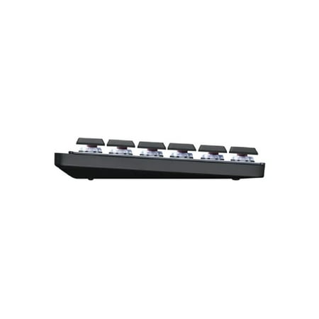 Logitech - MX Mechanical Full size Wireless Mechanical Clicky Switch Keyboard for Windows/macOS with Backlit Keys - Graphite