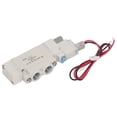 thumbnail image 1 of Air Solenoid Valve, Pneumatic Solenoid Valve 2 Position 5 Way Aluminum Alloy  For Fluid Control, 1 of 8