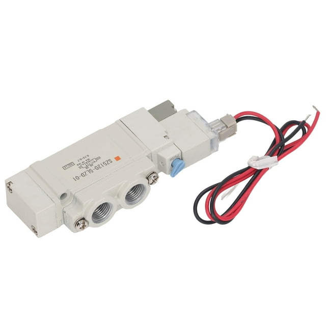 Pneumatic Solenoid Valve, Aluminum Alloy High Accuracy 2 Position 5 Way Anti Interference Air Solenoid Valve For Industrial Automation