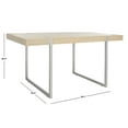 thumbnail image 3 of Safavieh Cael 33" Scandinavian Dining Table, Sand/Silver, 3 of 4
