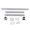 Chrome, variant on Kingston Brass VPB3322SQ1H Monarch Console Sink Legs Wall Support, Polished Chrome