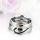 thumbnail image 2 of Anillos De Pareja Real Love Acero Inoxidable Y Titanio, 2 of 3