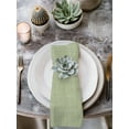 thumbnail image 3 of Cloth Napkins Set of 2 - 20x20 Inches, Vintage Sage Green Washable Reusable Table Napkins, Farmhouse Retro Beige Solid Color Soft & Absortbent Dining Napkin for Party Wedding Hotel Restaurant, 3 of 8