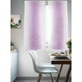 thumbnail image 4 of Purple Ombre Sheer Curtains for Living Room Bedroom Farmhouse Stripes Modern Art Sheer Curtains 63 Inch Long 2 Panels Set Light Filtering Curtain Window Treatments Drapes for Dining Room, 4 of 6