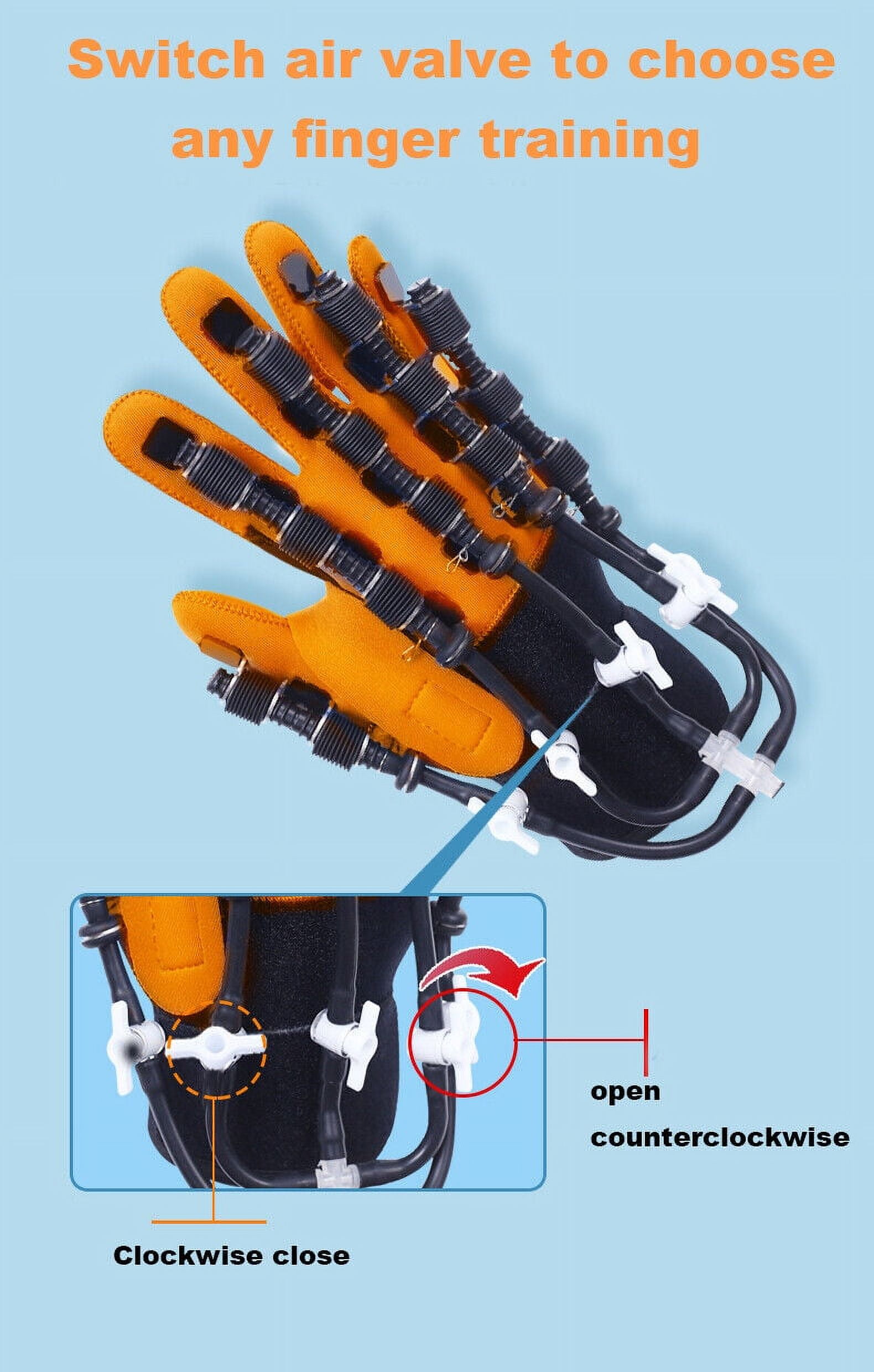 Hand Function Rehabilitation Robot Gloves for Finger Hemiplegia Recovery Trainer