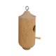 thumbnail image 1 of Casa de madera para colibríes para exteriores | Comedero para pájaros de madera natural y decoración de jardín | Casita colgante para pájaros de 12 x 5,8 cm | 1 paquete, 1 of 2