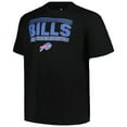 thumbnail image 2 of Men's Fanatics Black Buffalo Bills Big & Tall Pop T-Shirt, 2 of 3