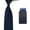 Dark Blue, variant on Men Solid Satin 5cm Slim Tie Necktie 4 Folds Pre-folded Pocket Square Hanky Set