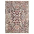 thumbnail image 6 of SAFAVIEH Valencia Autumn Distressed Oriental Polyester Area Rug, Ivory/Red, 8' x 10', 6 of 6