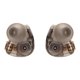 thumbnail image 3 of Auriculares MMCX de 10 mm Unidad dinámica HiFi Sonido equilibrado de 3 frecuencias Auriculares MMCX de Metal Desmontables DIY para SE215 SE315 SE425 Plata, 3 of 5