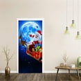 thumbnail image 3 of Vaidha Door Sticker Christmas Snowman 3D Sticker Door Sticker Removable, 3 of 5