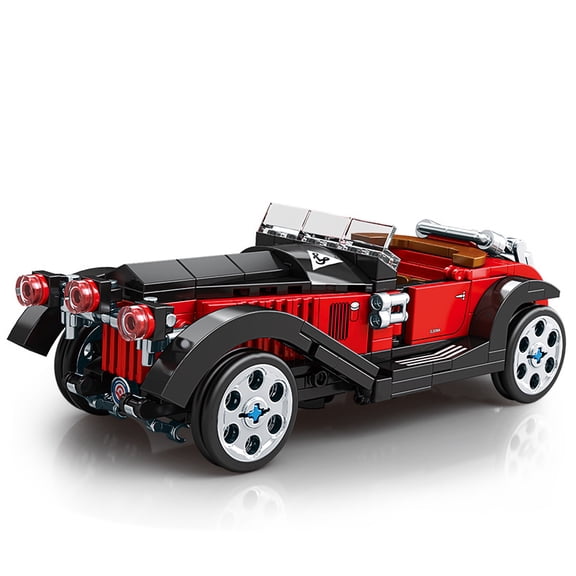 GZBricker Vintage TIPO-B Classic Car Model Building Set Technical Compatible with Lego Vehicle for Adults