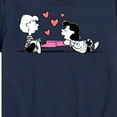 thumbnail image 3 of Peanuts -   Lucy And Schroeder Heart Thoughts  - Toddler And Youth Short Sleeve Graphic T-Shirt, 3 of 6