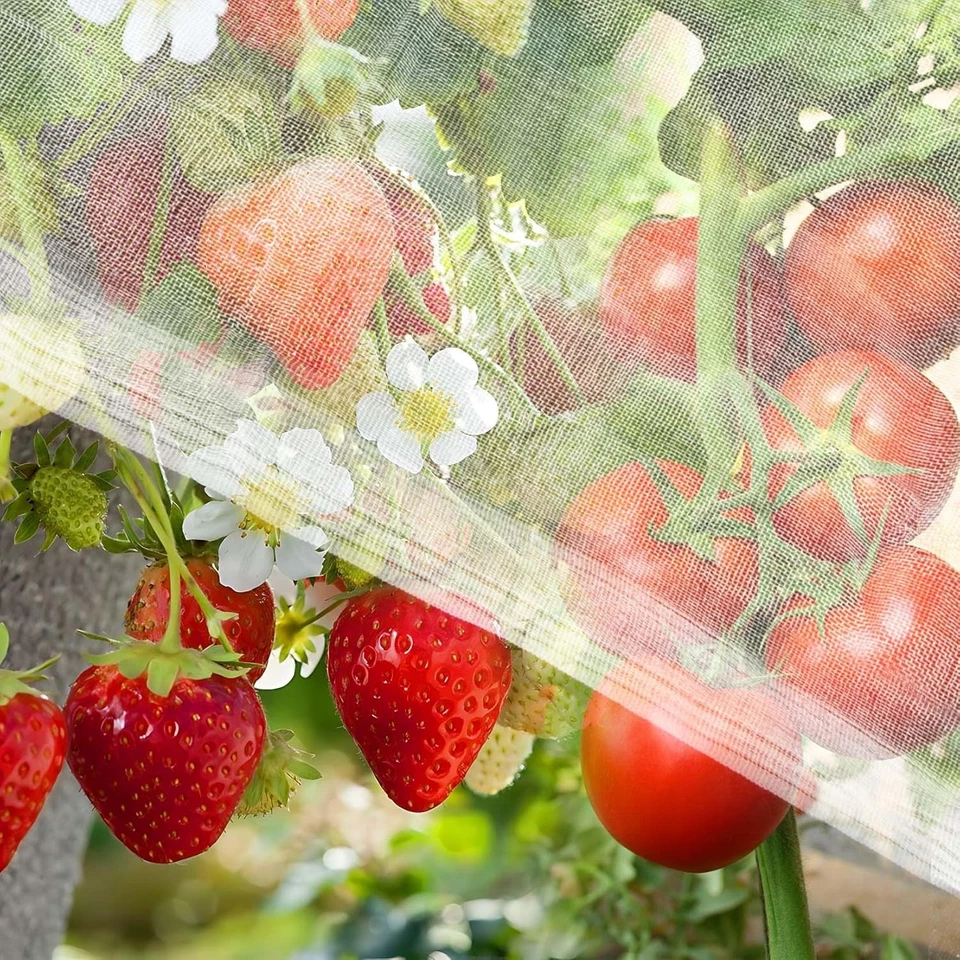 PURELY- Garden Netting Pest Barrier - 10 X 5 Ft Insect Netting For Garden Protection,Mes