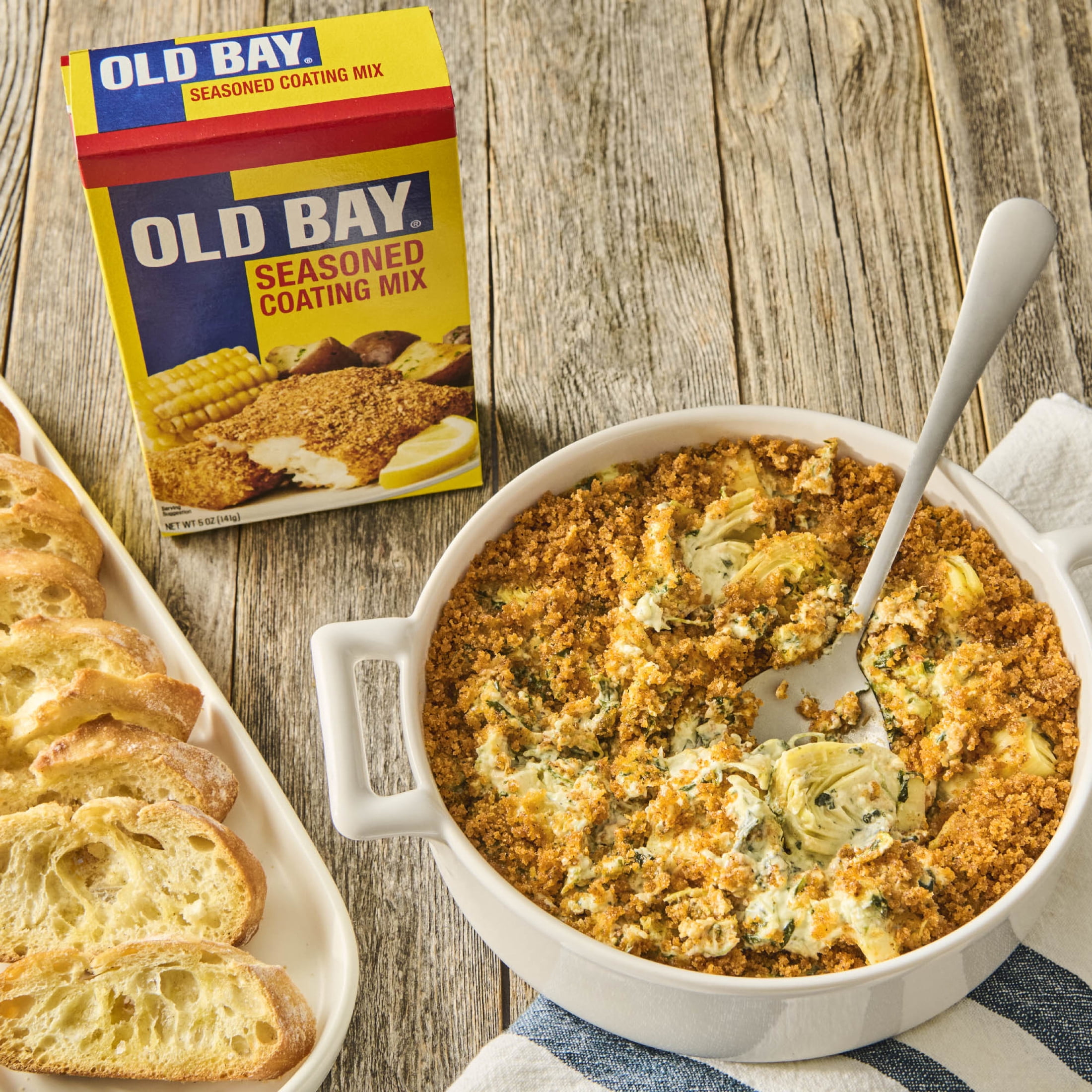 (4 pack) OLD BAY Seasoned Coating Mix, 5.0 oz Pouch
