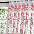 thumbnail image 4 of SLYNSHome Peony Sheer Curtain Tulle Window Voile Drape Valance 1 Panel Fabric, 4 of 9