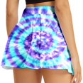 thumbnail image 2 of Gibobby faldas largas de mujer elegantes Falda estampada de entrenamiento informal diario para mujer Tenis Yoga Deporte Falda Pantalones cortos Falda(Azul， S), 2 of 5