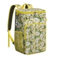 thumbnail image 1 of Floral Print and Skull Design Insulated Cooler Backpack - 20L Leakproof & Easy to Clean, Great for Camping, 1 of 2
