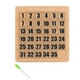 thumbnail image 3 of HILABEE Magnetic Slide Number Puzzle Brain Teaser Sliding Puzzle for Exercise Travel 6x6, 3 of 9