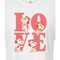 thumbnail image 3 of Peanuts - Belle Love - Juniors Cropped Graphic T-Shirt, 3 of 6