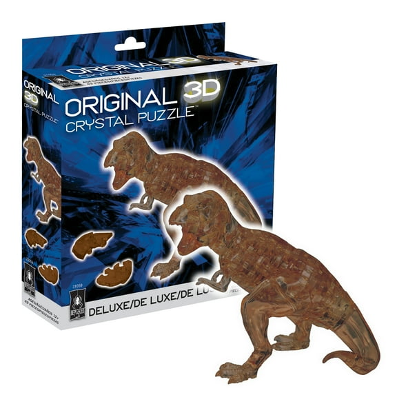 T-Rex Original 3D Crystal Puzzle from BePuzzled, Ages 12 and Up