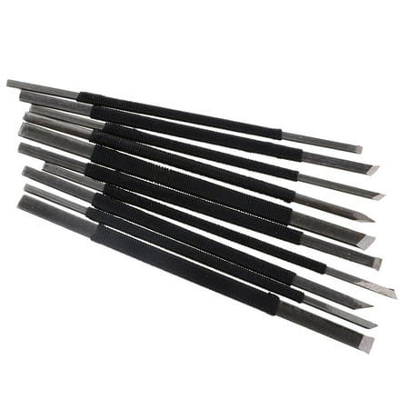10 Pack Professional Hand Woodworking for Rocks, Graver Tools