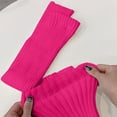 thumbnail image 5 of Sales 2026 Knee Socks for Women Under $6 GIJNRIUIUA Hot Pink Knee-High Socks Women's Knit Stack Up Socks Over the Knee Extended Yoga Leggings Fitness Socks Tights Leg Warmers, 5 of 5