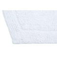thumbnail image 5 of Home Weavers Inc Home Weavers Bathroom Rug, Cotton Soft, Water Absorbent Bath Rug, Non Slip Shower Rug Machine Washable 30" Round White, 5 of 5