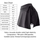 thumbnail image 2 of Faldas pantalón de tenis negras con bolsillos para mujer, falda con cordón para niña, faldas atléticas, faldas pantalón de entrenamiento, 2 of 7