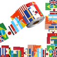 thumbnail image 1 of Tablón de anuncios Border Saypacck World Banderas 21 m de regreso a clases, 1 of 4