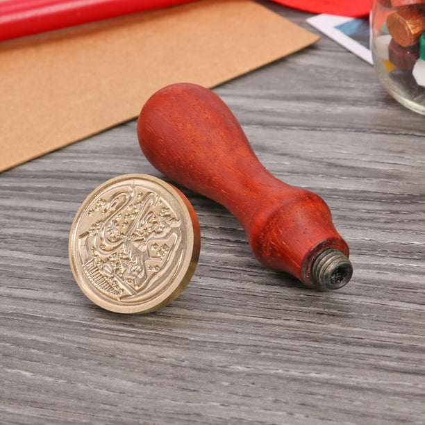 Cuadros Decorativos Cabezal de sello de cera de sellado Vintage, sello de sello DIY, reemplazo de cabeza de cobre (MH04)