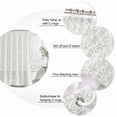 thumbnail image 6 of Sage Green Botanical Waterproof Fabric Shower Curtain,Plant Flower Floral Tree Branch Waterproof Fabric Shower Curtain for Bathroom Curtains Bathtubs Shower Curtains with 12 Hooks Standard 60x72, 6 of 8