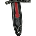 thumbnail image 3 of C-34 Handmade Red and Black Premium Signature Grain Leather Padded Strap 3 1/4" Wide For Acoustic, Electric, And Bass Guitars$$Music, 3 of 8