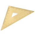 thumbnail image 1 of Bijoux en Laiton Mesu Outil 180 Rapporteur Triangle 18 cm Règles Droites Isocèles Triangle, 1 of 7