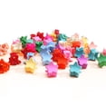 thumbnail image 2 of 50 pinzas para el pelo pequeñas y coloridas, de sujeción fuerte, ligeras y bonitas, con forma de estrella para niñas y mujeres, 2 of 13