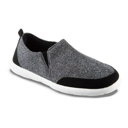 Zenz from isotoner Nathan Men's Slip-Ons Black Marbled Print