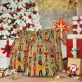 thumbnail image 6 of Rocae Dancing African Women for Christmas Drawstring Linen Gift Bag with Drawstrings Treat Bag Goody Present Bags for Christmas Party Favor-Medium, 6 of 9