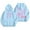 Light Blue, variant on Womens Graphic Hoodies Cute Bow Print Long Sleeve Pullover Hoodie Unisex Oversized Y2K Preppy School Sweatshirt