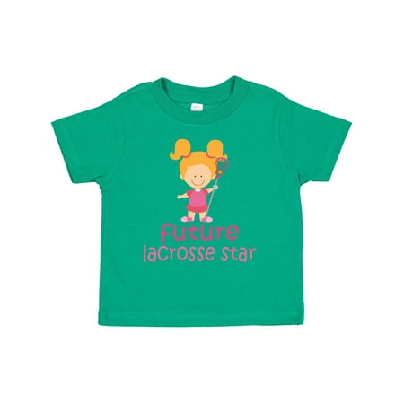

Inktastic Future Lacrosse Star Girl Gift Toddler Toddler Girl T-Shirt