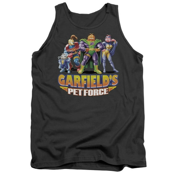 Garfield Beyond Adult Tank Top Charcoal