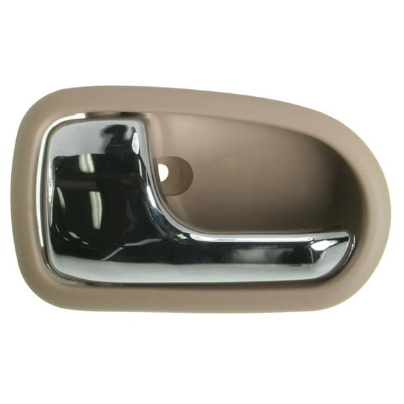 TRQ Inner Interior Inside Chrome/Brown Door Handle Driver LH for 95-03 Protege DHA49480